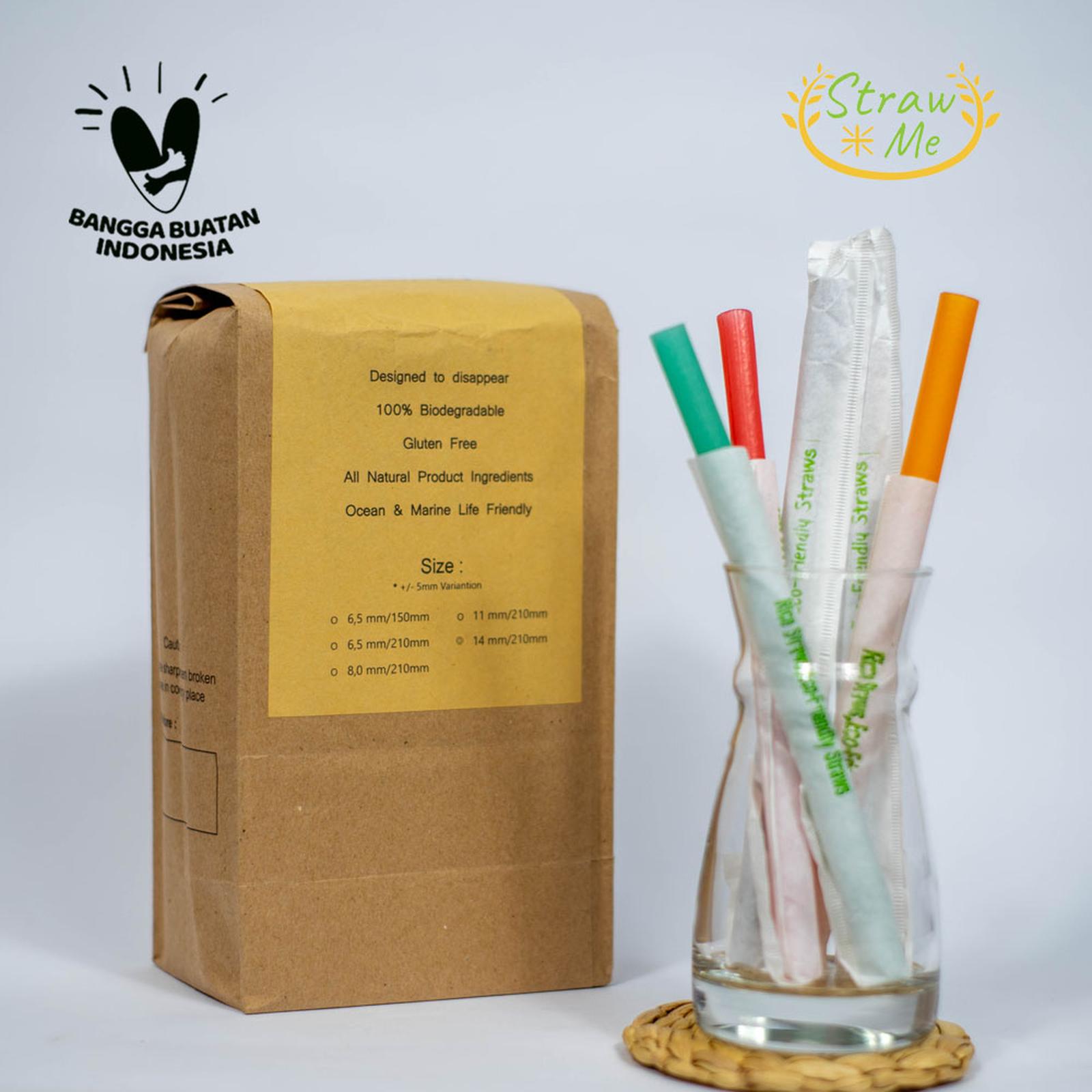 STRAW ME-IN BAG (S) ORIGINAL 8 X 210 MM(10X80PCS)